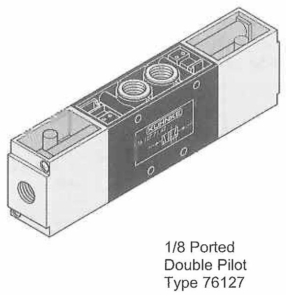 1/8 Ported Double Pilot Type 76127