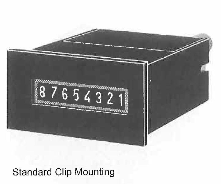 Panel or Base Mounted Pneumatic Counters