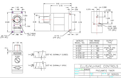 pneumatic timer